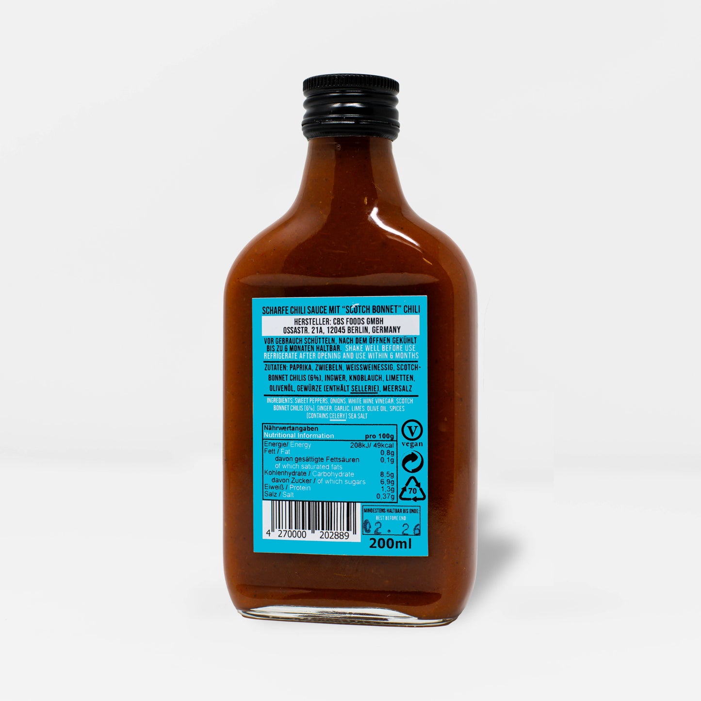 SCOTCH BONNET & CARIBBEAN SPICES HOT SAUCE