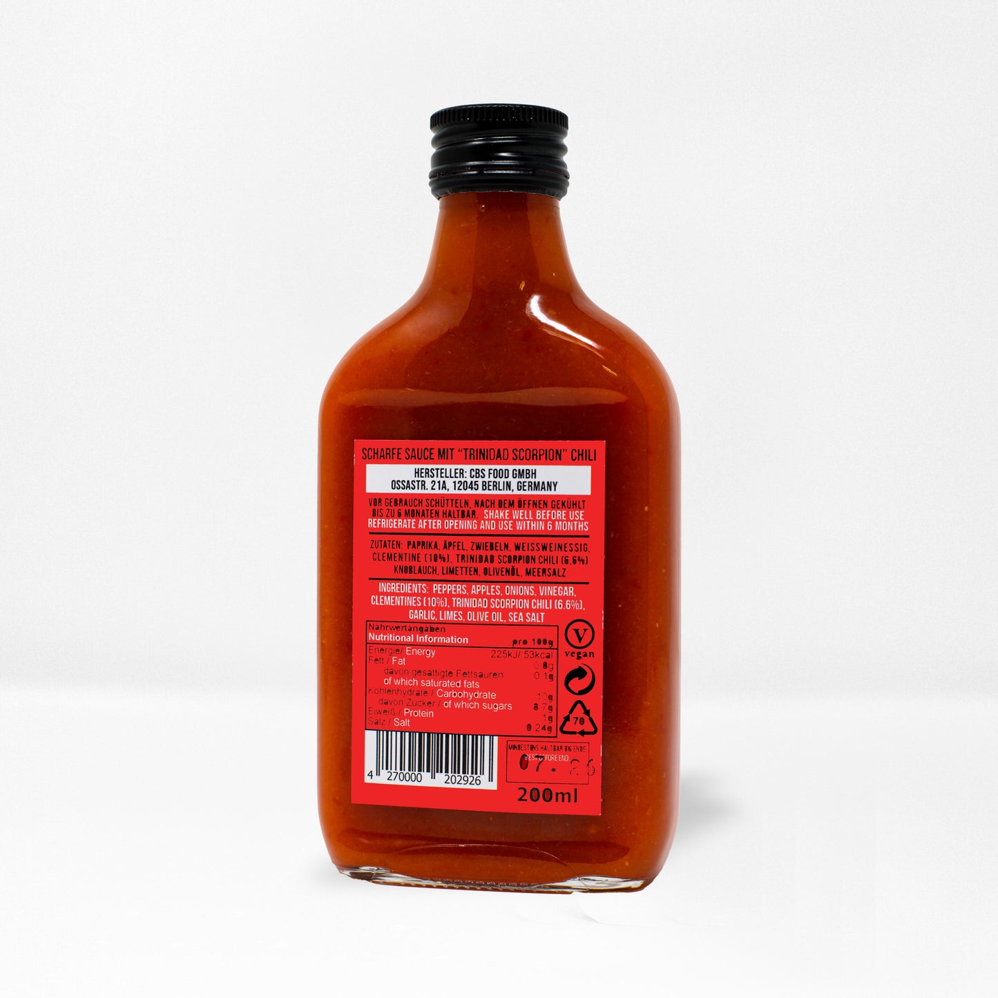 TRINIDAD SCORPION & CLEMENTINE HOT SAUCE