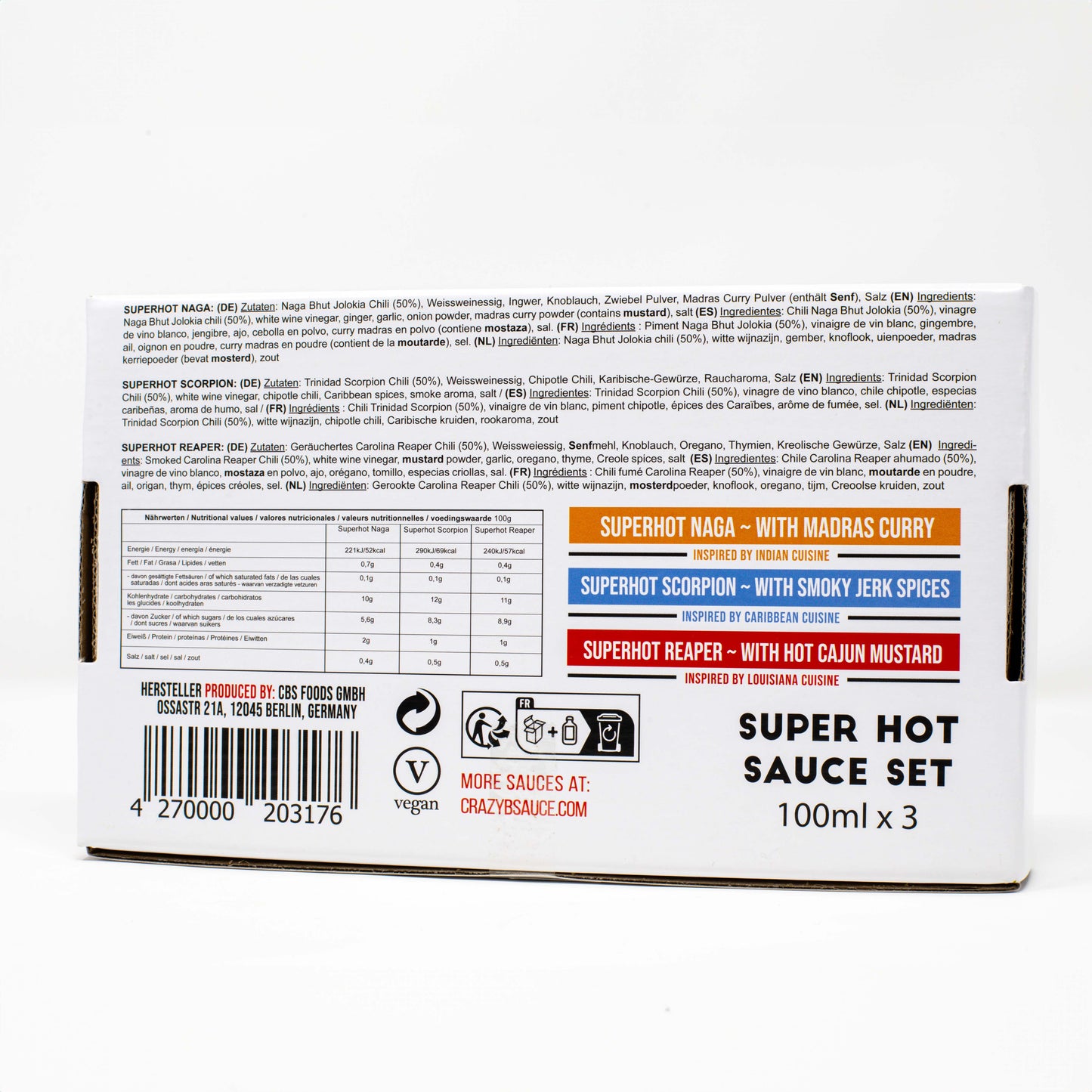 SUPERHOT BOX - 3 HOT SAUCE SET