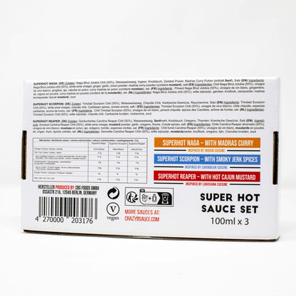 SUPERHOT BOX - 3 HOT SAUCE SET